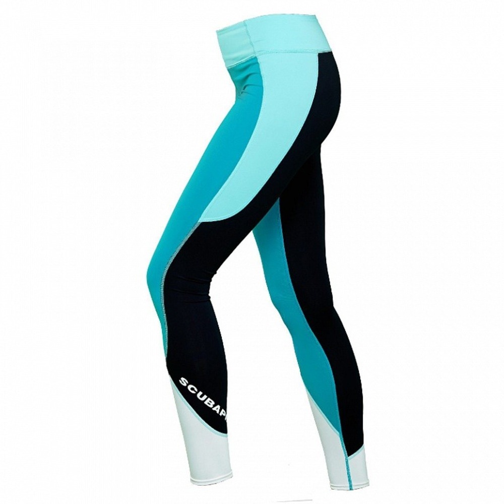 SCUBAPRO T-Flex Leggings Women XL Teal UPF 80 Snorkeling Diving Swimming Surf